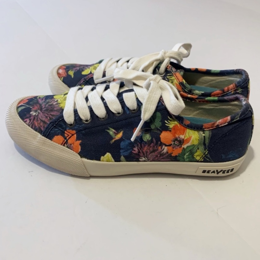 Trina Turk x SeaVees Floral Sneakers - Picture 2 of 11